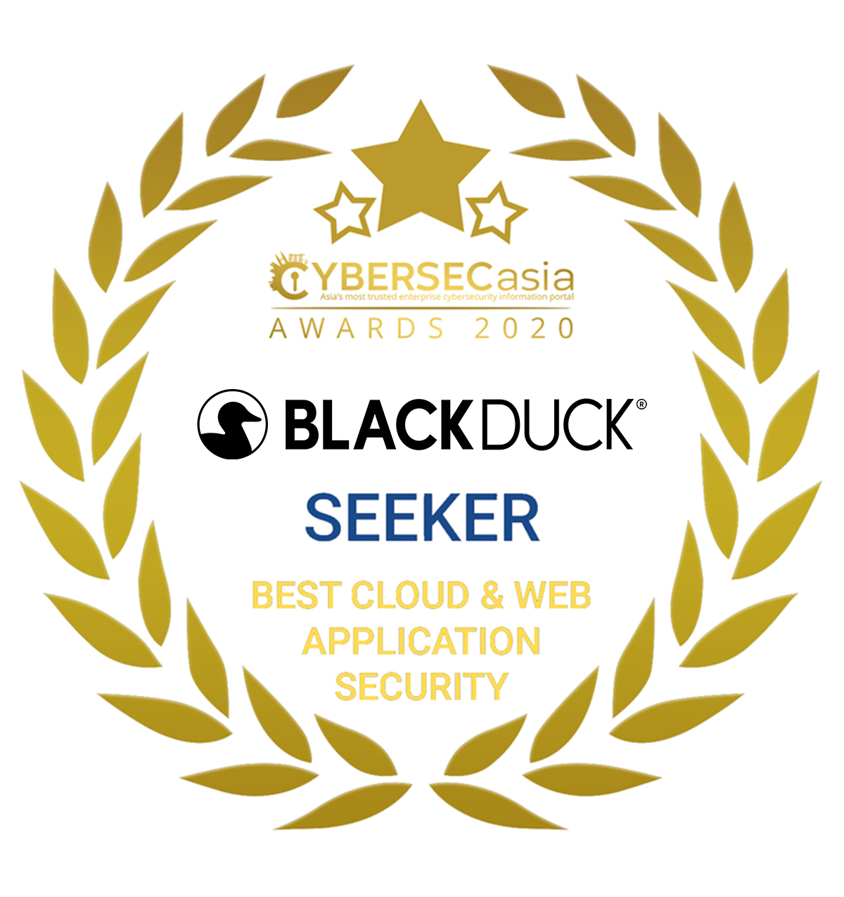 CybersecAsia 2020 Award Black Duck Seeker